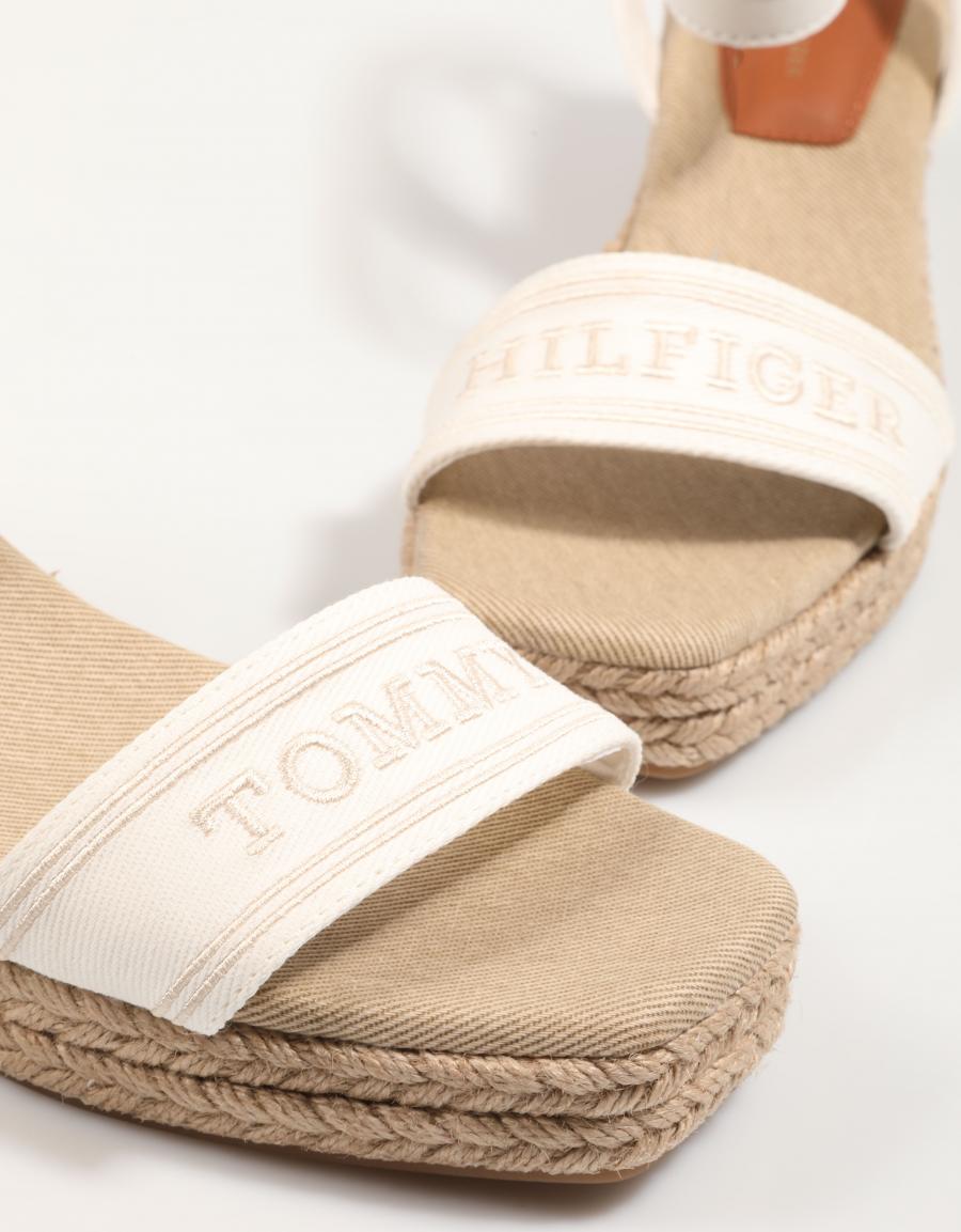 SANDALIAS TOMMY HILFIGER FLAVIA  ESPAD MID en color Blanco