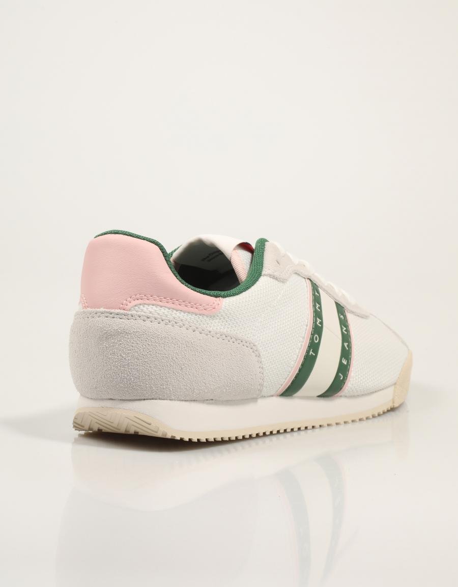 Tommy Hilfiger Onny Tjw Low Runner in White Sneakers