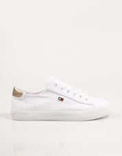 Tommy Hilfiger Foxie IV Vulc Canvas Lace Sne in bianco