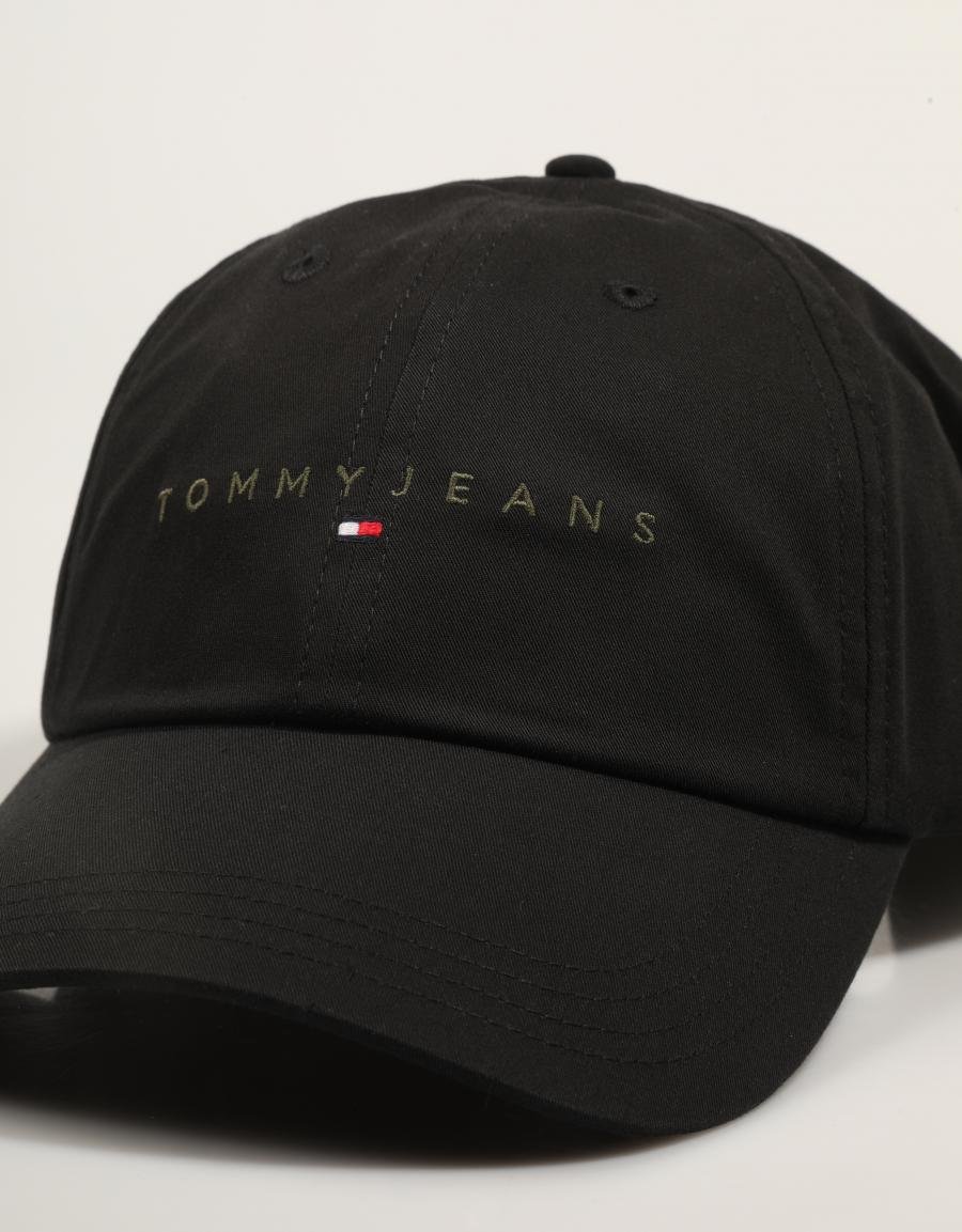 GORRA TOMMY HILFIGER LOGO CAP en color Negro