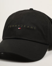 GORRA TOMMY HILFIGER LOGO CAP en color Negro