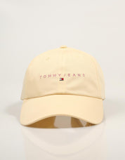 Tommy Hilfiger Hap Logo 6 Panel in Beige Color