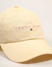 Tommy Hilfiger Hap Logo 6 Panel in Beige Color