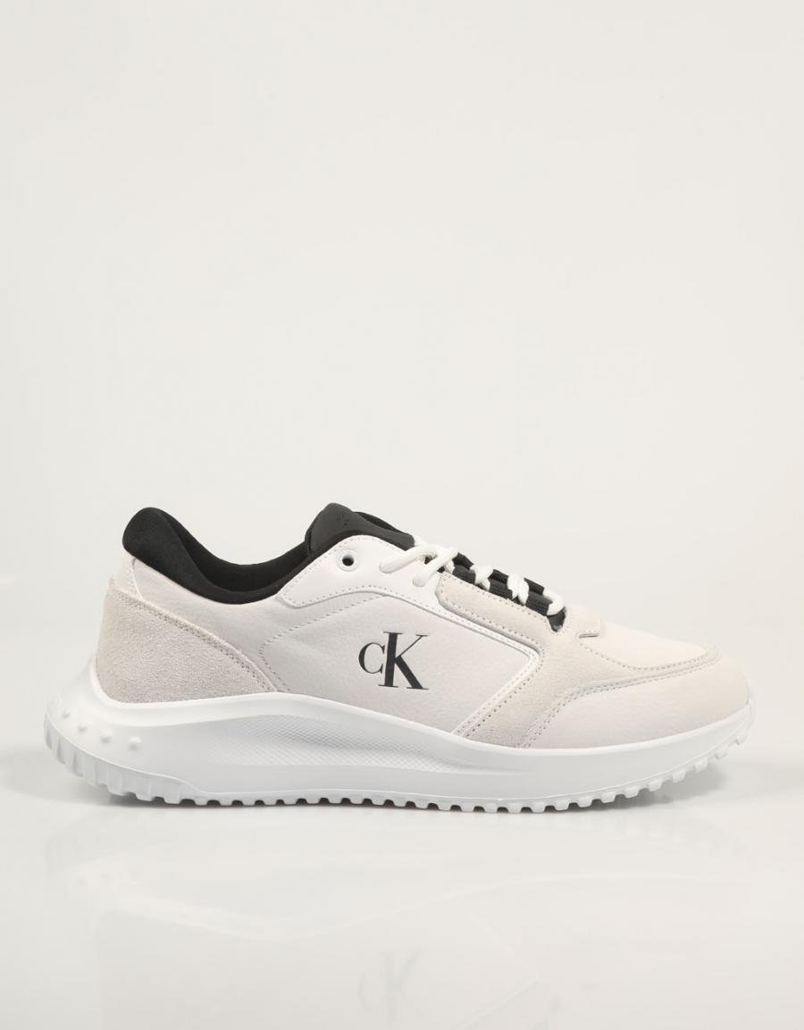 Calvin Klein Lausanne Eva Runner Low Mg WMM in bianco