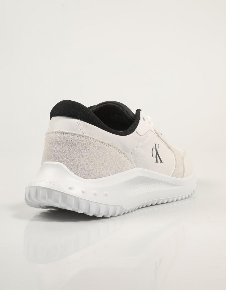 Calvin Klein Lausanne Eva Runner Low Mg WMM in bianco