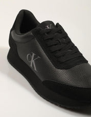 ZAPATILLAS CALVIN KLEIN RUNNER SOCK LACEUP LOW MIX en color Negro