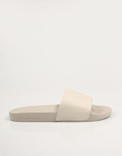 Chanclas Calvin Klein Miami Slide AOP Print en Farbe Beige