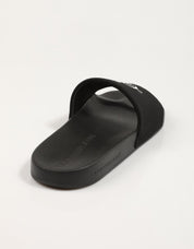 Calvin Klein Miami Slide Monogramm CV Chanclas in Schwarz
