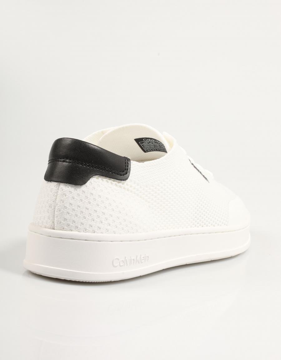 Calvin Klein Pure Capsule Low Top Lace Up Kni in bianco