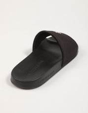 Calvin Klein Miami Slide Monogram Hardware en noir