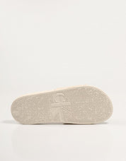 CHANCLAS CALVIN KLEIN MIAMI SLIDE MONOGRAM WN en color Beige