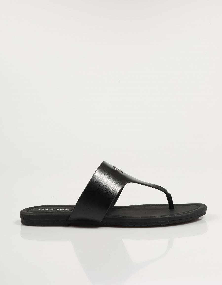 SANDALIAS CALVIN KLEIN SAN PAULO FLAT SANDAL TOEPOST MG en color Negro