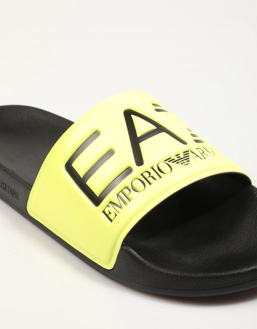 Armani EA7 Slipper X000108 AF15118 in yellow