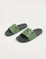 CHANCLAS ARMANI EA7 SLIPPER X000108 AF15118 en color Kaki