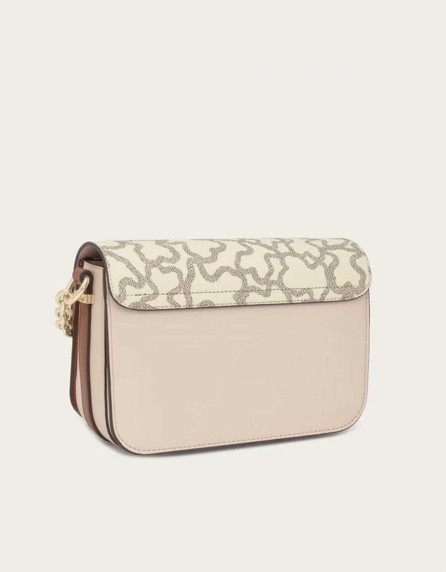 BOLSO TOUS KAOS ICON BANDOLERA M CHAIN en color Beige