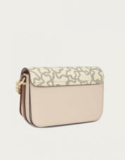 BOLSO TOUS KAOS ICON BANDOLERA M CHAIN en color Beige