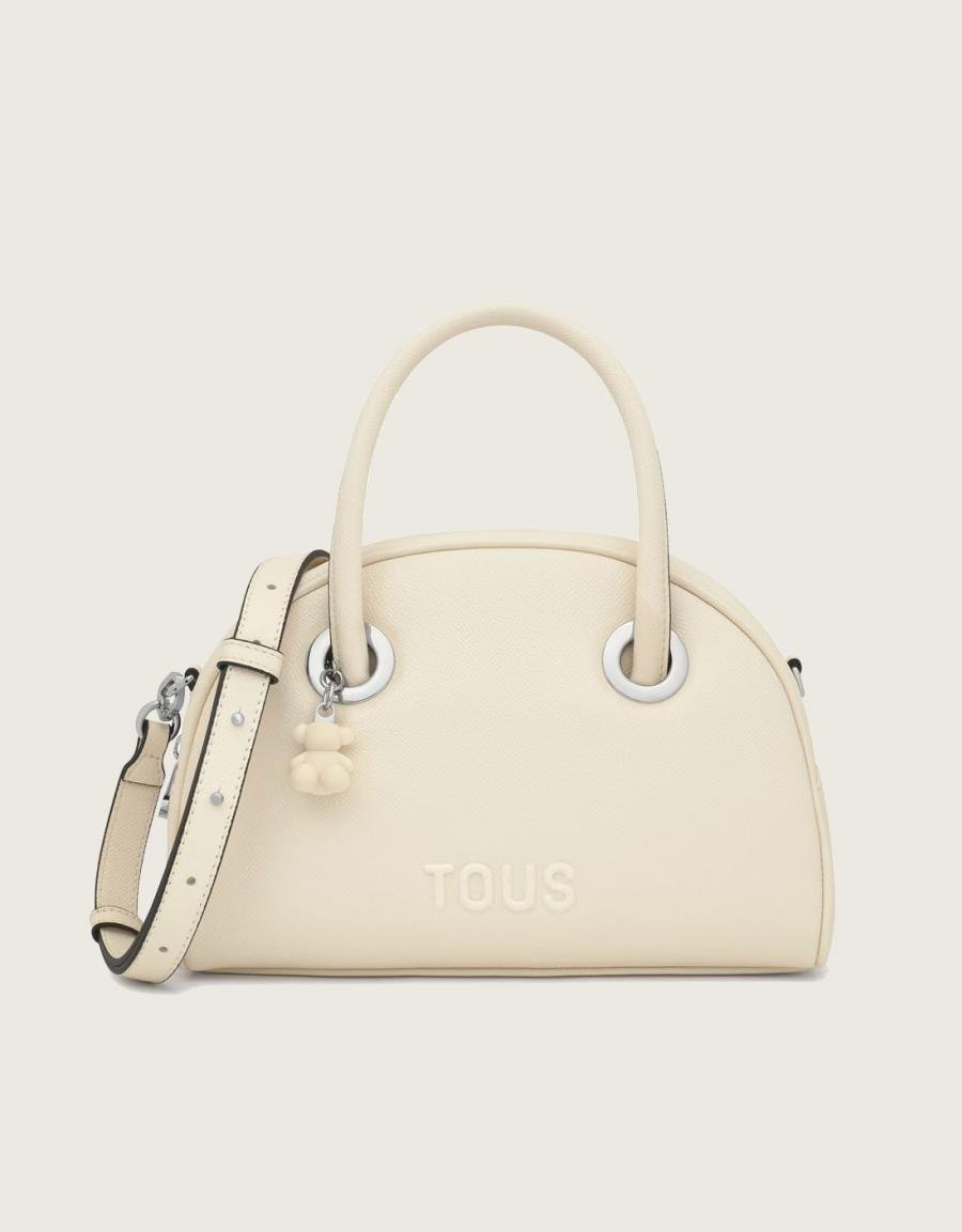Bolso TOUS bowling pavot m en couleur beige