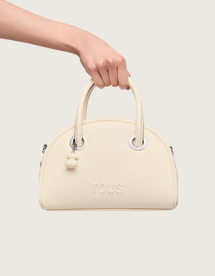 Bolso TOUS bowling pavot m en couleur beige