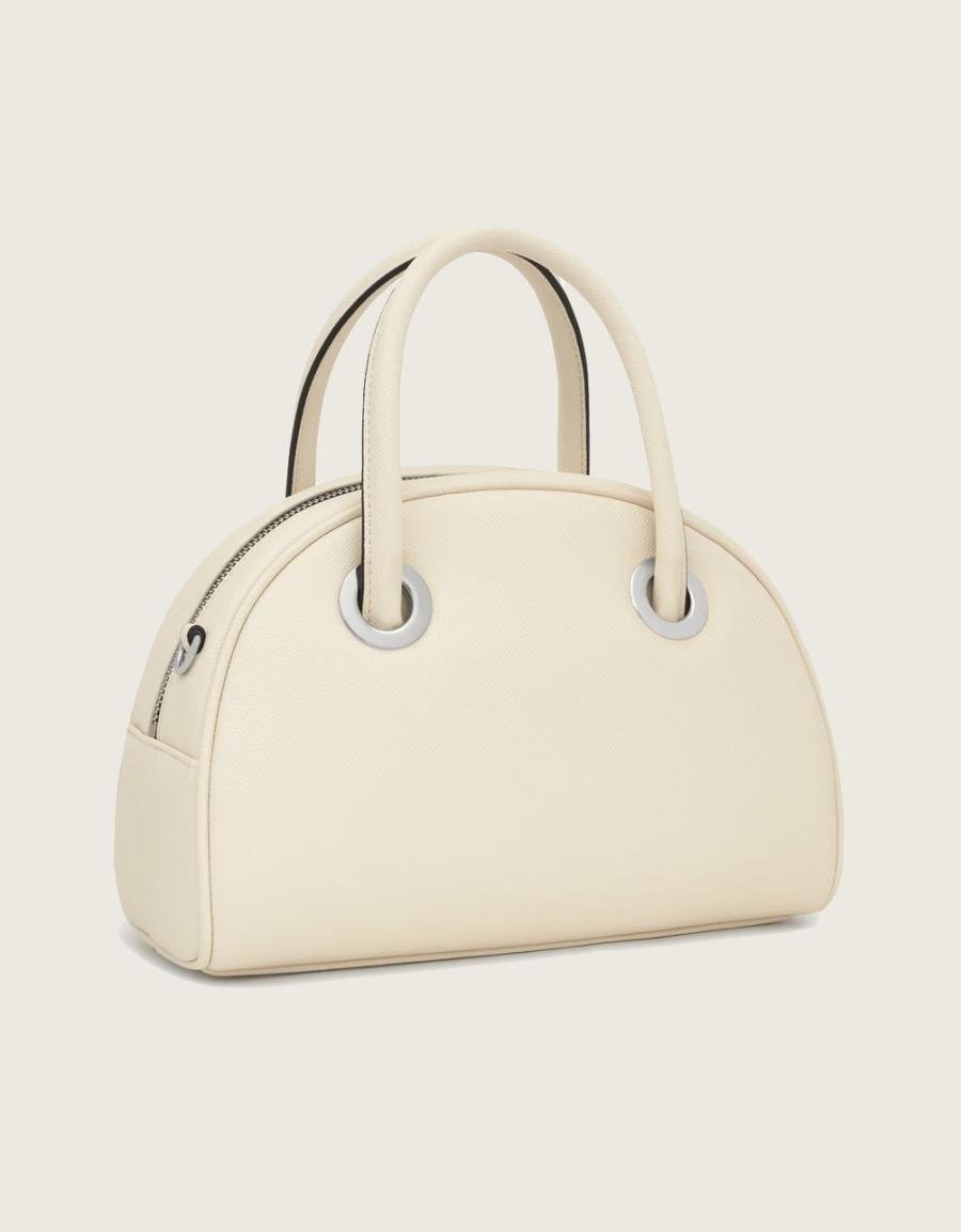 Bolso TOUS Poppy Bowling M En Color Beige