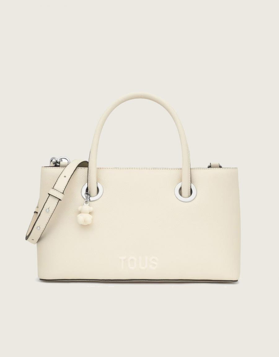 Sac TOUS Poppy City M en couleur beige
