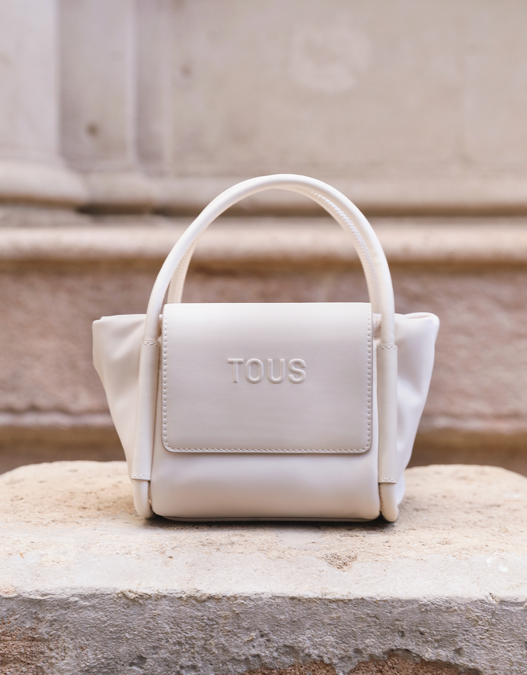 Borsa TOUS silhouette soft Capazo S in beige Color