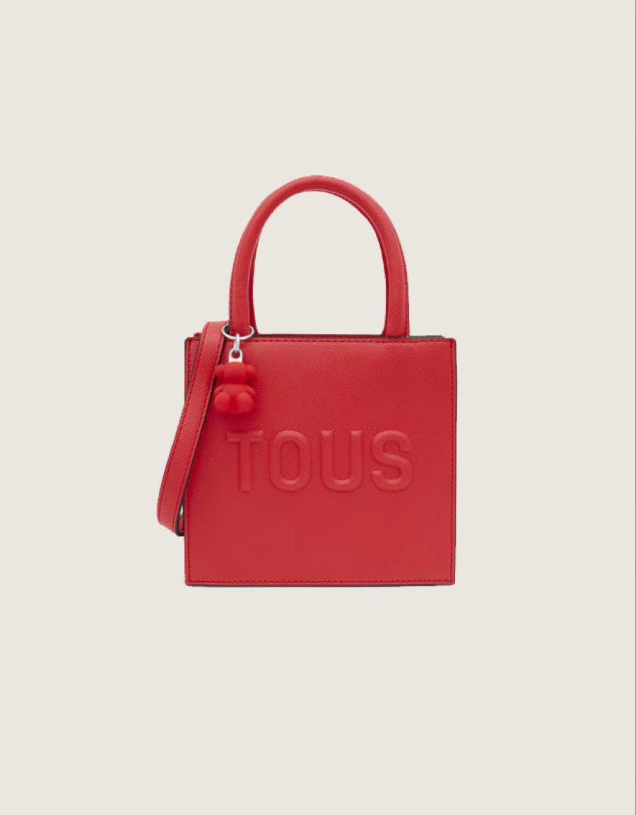 BOLSO TOUS BRENDA BOLSO MINI CUBE en color Rojo