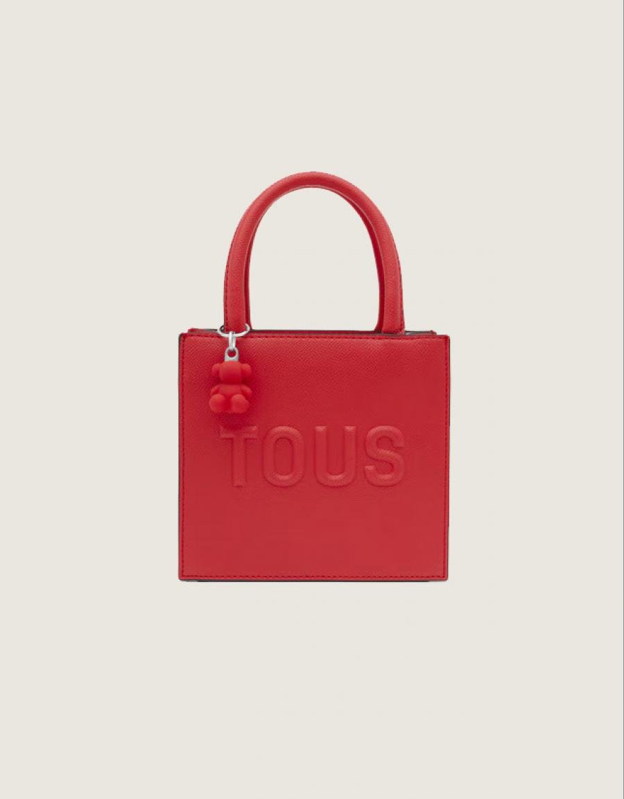 BOLSO TOUS BRENDA BOLSO MINI CUBE en color Rojo