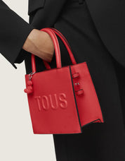 BOLSO TOUS BRENDA BOLSO MINI CUBE en color Rojo