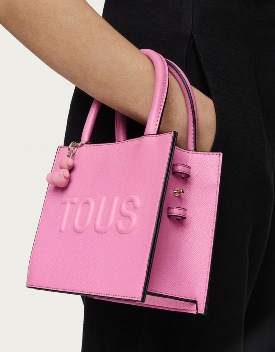 BOLSO TOUS BRENDA MINI CUBE en color Rosa
