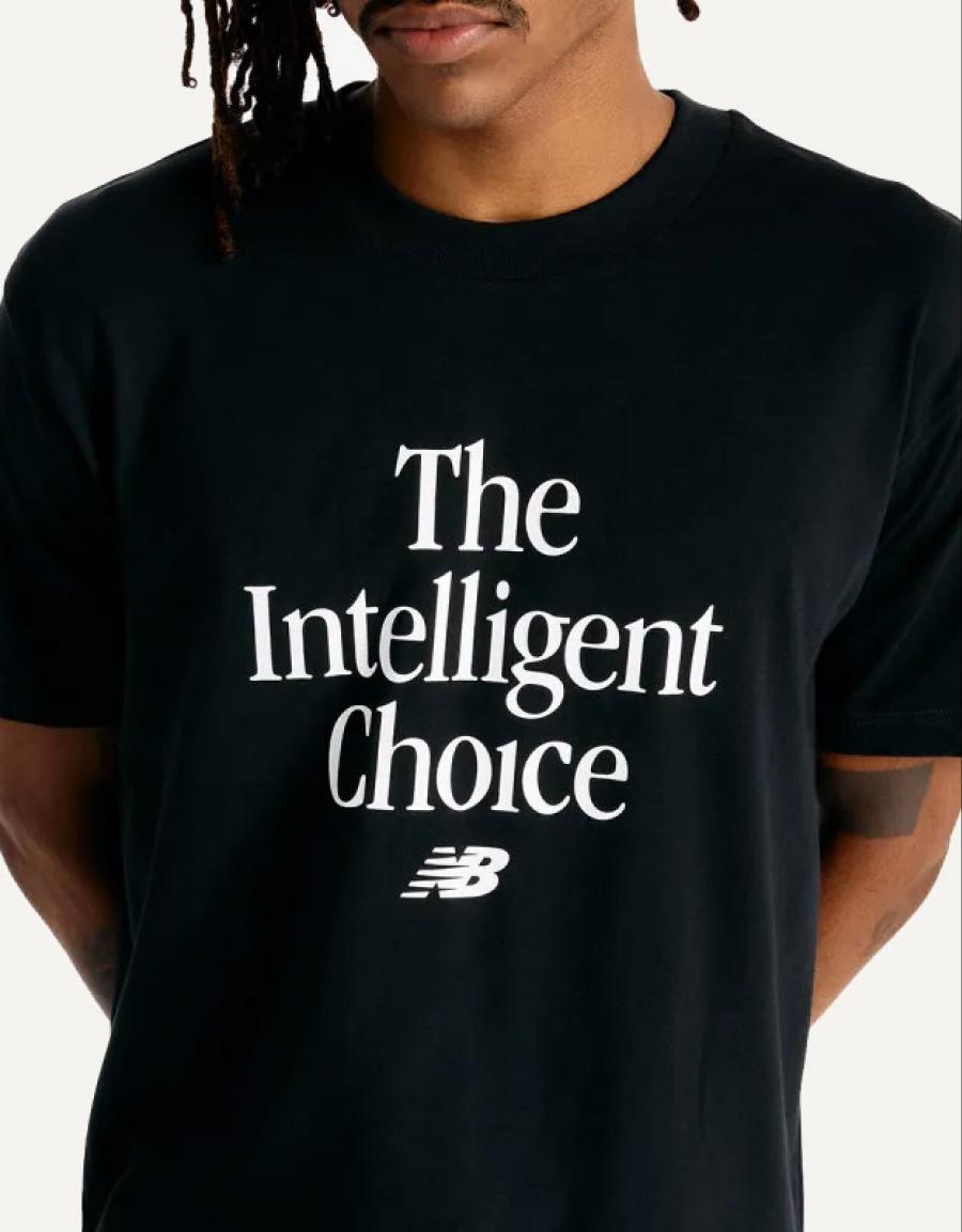 T -shirt NEW BALANCE mt51915 em preto