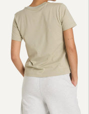 T -shirt NEW BALANCE wt41509 na cor kaki