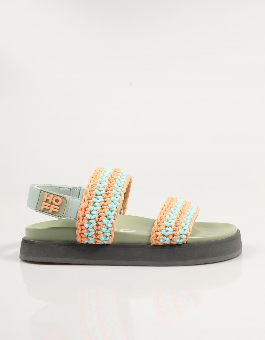 SANDALIAS HOFF GALDANA en color Verde