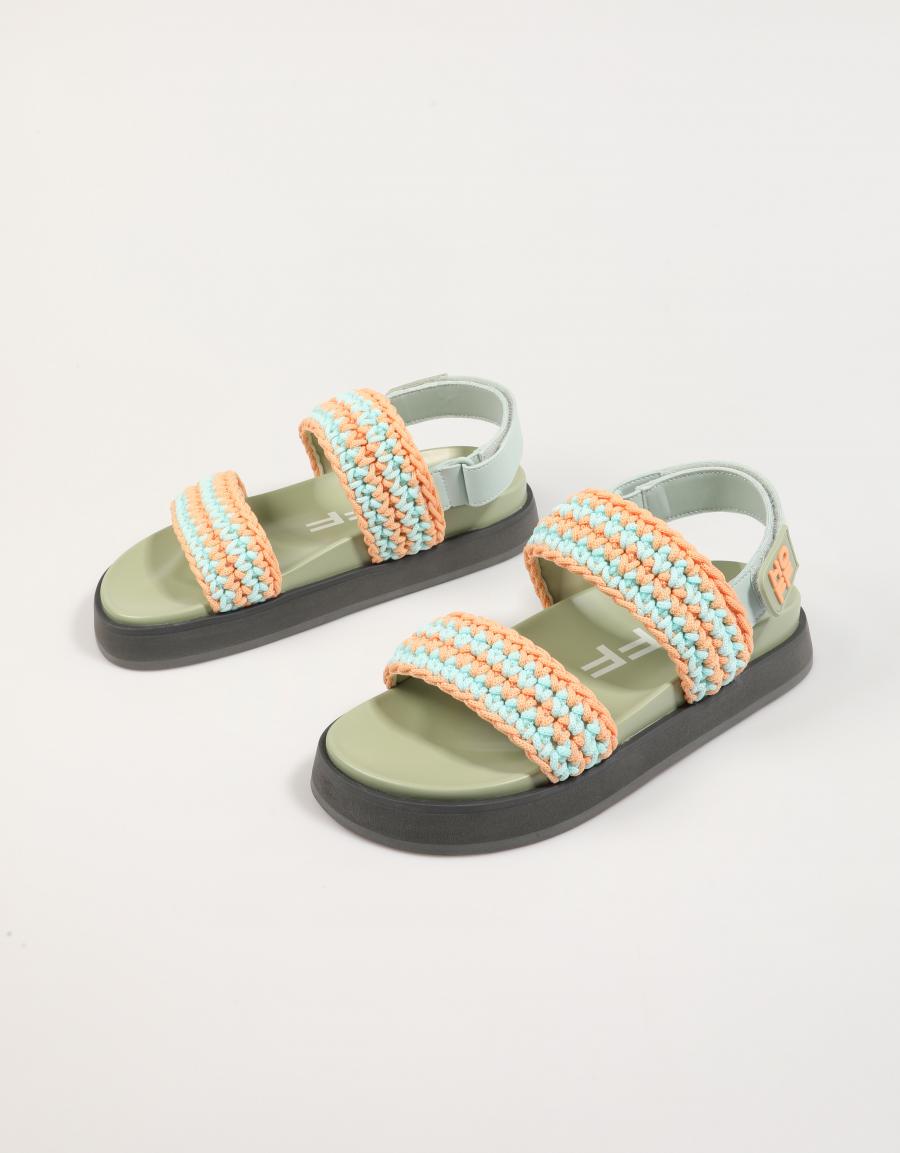 SANDALIAS HOFF GALDANA en color Verde