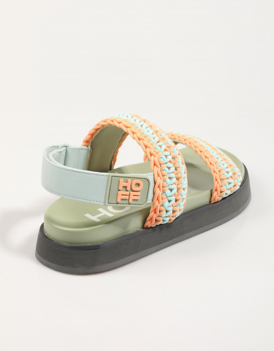 SANDALIAS HOFF GALDANA en color Verde