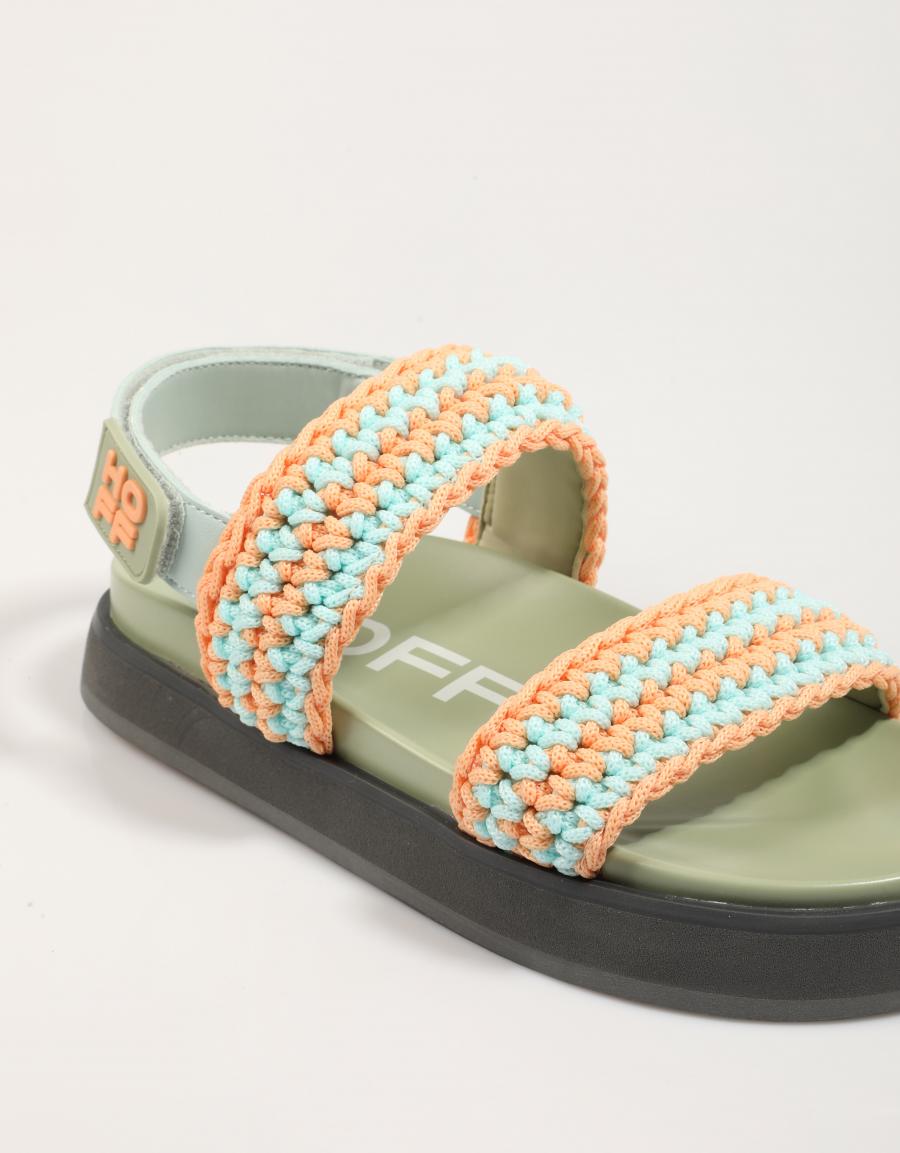 SANDALIAS HOFF GALDANA en color Verde
