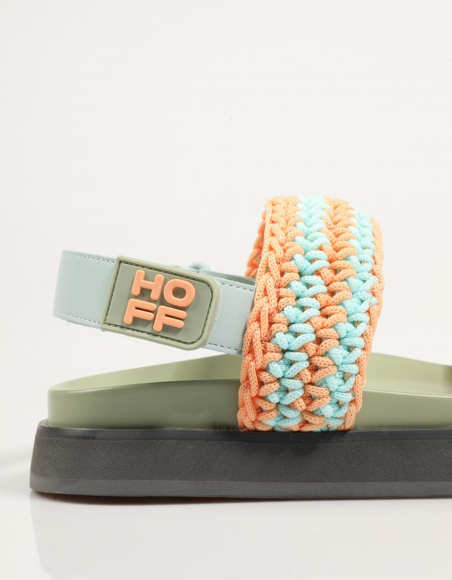 SANDALIAS HOFF GALDANA en color Verde