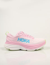 Hoka Bondi 8 sapatos em rosa