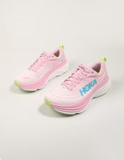Hoka Bondi 8 sapatos em rosa