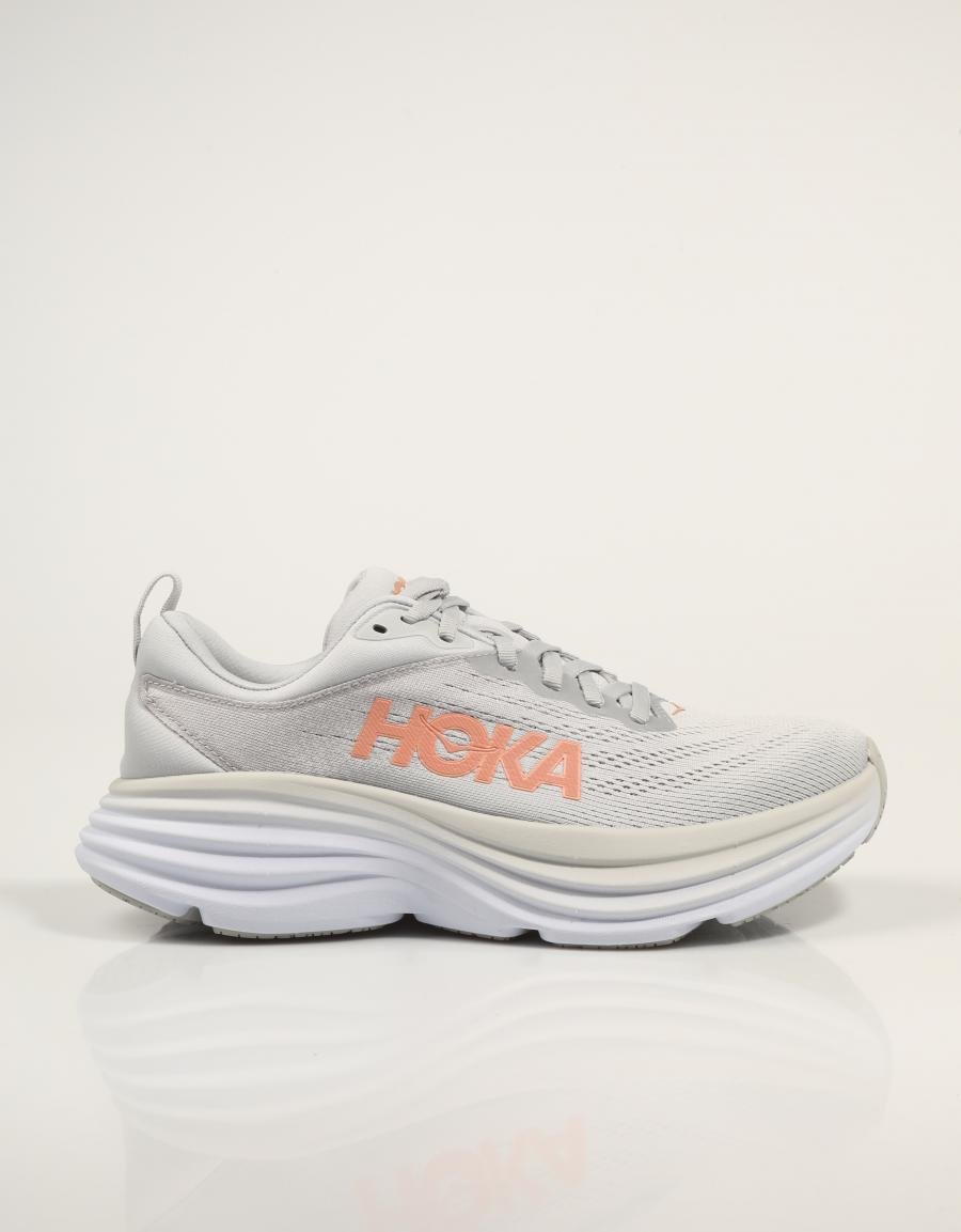 ZAPATILLAS HOKA BONDI 8 en color Gris