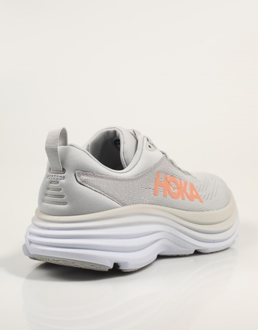 Hoka Bondi 8 Schuhe in Grau