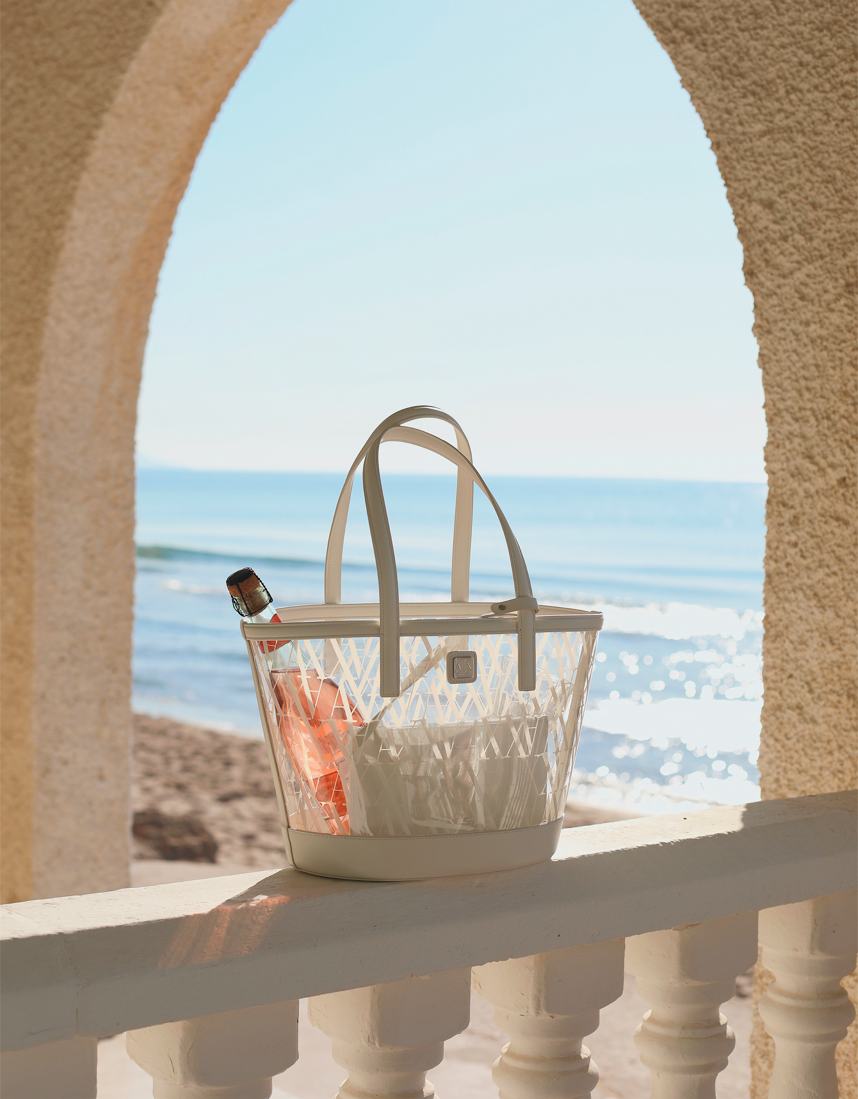 Bolso Armani -Taschen XW000325 AF12147 en Color Blanco