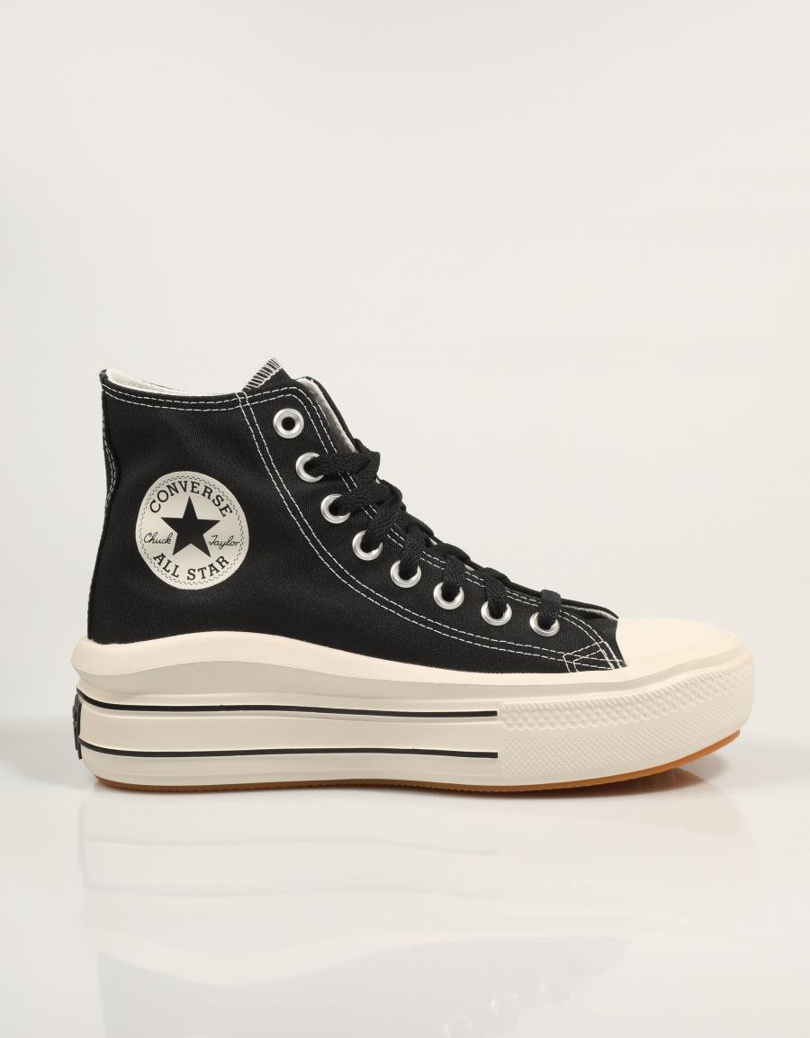 Turnschuhe CONVERSE Chuck Taylor All Star bewegen sich in Schwarz