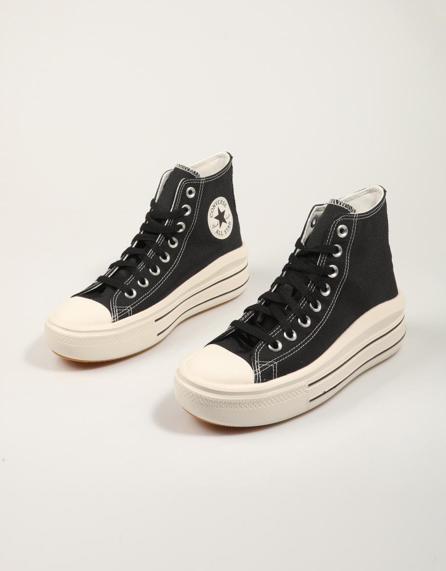 Turnschuhe CONVERSE Chuck Taylor All Star bewegen sich in Schwarz