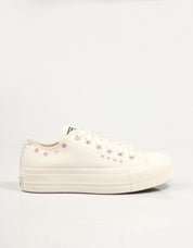 ZAPATILLAS CONVERSE CHUCK TAYLOR ALL STAR LIFT FLORA en color Hielo
