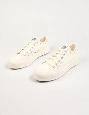 ZAPATILLAS CONVERSE CHUCK TAYLOR ALL STAR LIFT FLORA en color Hielo
