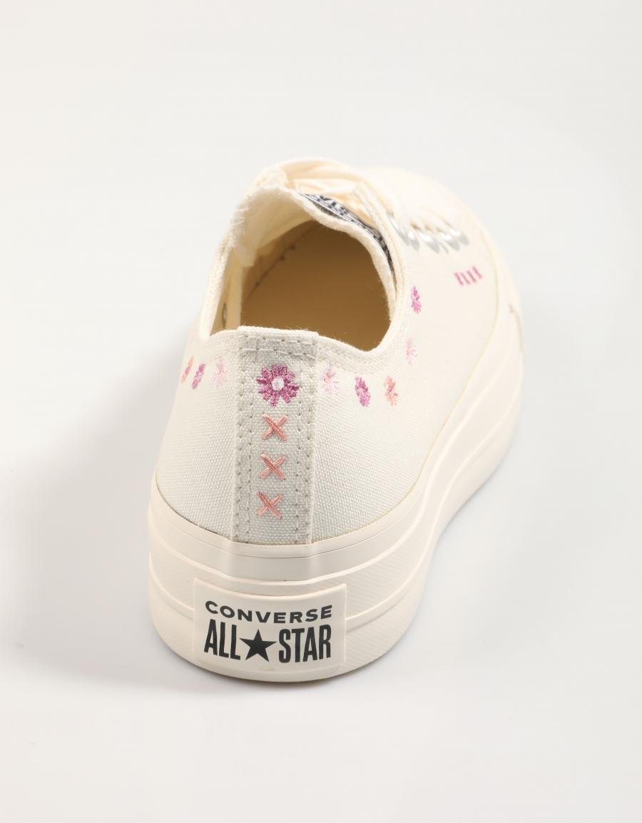 ZAPATILLAS CONVERSE CHUCK TAYLOR ALL STAR LIFT FLORA en color Hielo