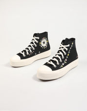 ZAPATILLAS CONVERSE CHUCK TAYLOR ALL STAR LIFT FLORA en color Hielo