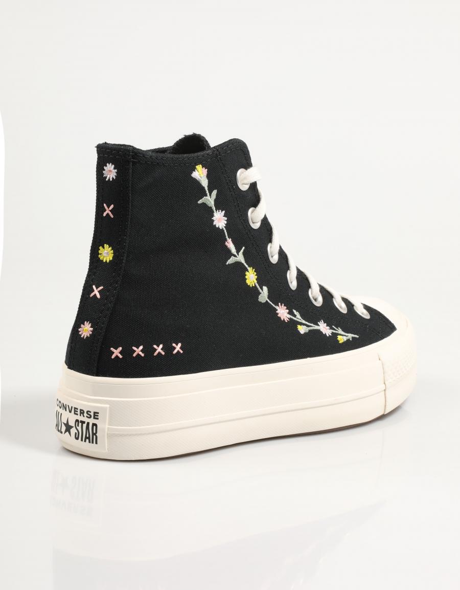 ZAPATILLAS CONVERSE CHUCK TAYLOR ALL STAR LIFT FLORA en color Hielo