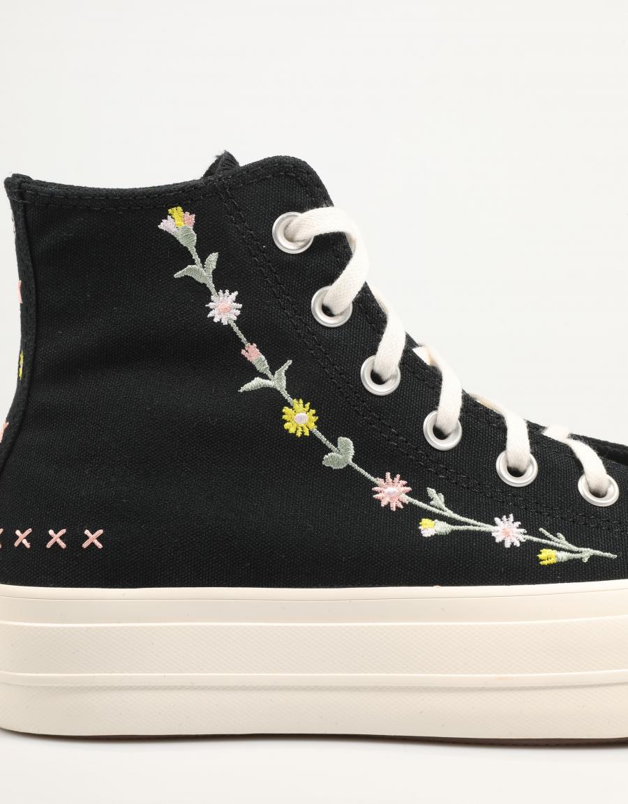ZAPATILLAS CONVERSE CHUCK TAYLOR ALL STAR LIFT FLORA en color Hielo