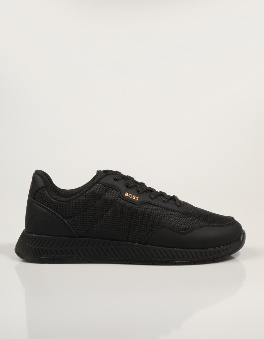 Boss Titanium Runn shoes in black